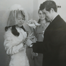 16 апреля 1971. Свадьба в Новокузнецке правнука М. Д. Исаевой Анатолия Донова