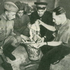 27 сентября 1956 года Родион Семенюк передал в музей г. Бреста знамя полка, спрятанное им в 1941 г. в каземате Брестской крепости