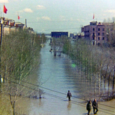 9-10 мая 1977 года в Новокузнецке произошло крупнейшее наводнение за историю. Ул. Тузовского