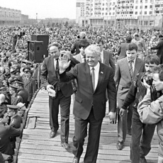 1990 - Новокузнецк посетил Борис Ельцин