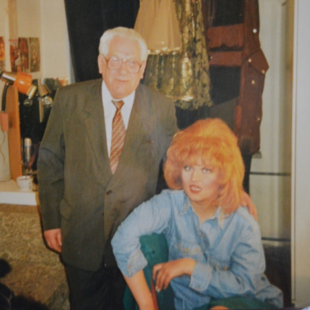Р. Атласов и Анастасия. 1998