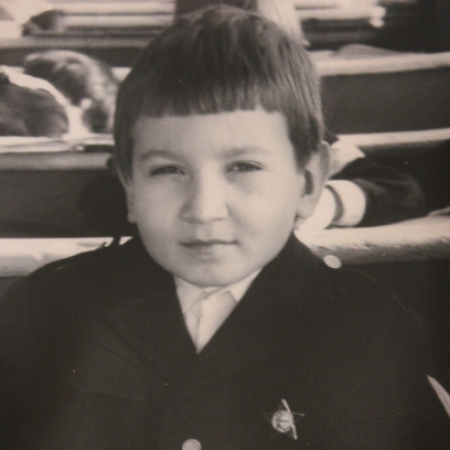Сергей Цветков в детстве