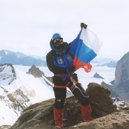 Александр Фойгт. Антарктида (на вершине пика Владимир)