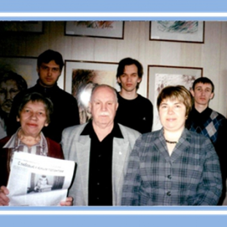 Среди коллег в Доме литераторов Кемерово, 2010 год