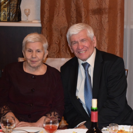 Н. М. Кулагин с супругой