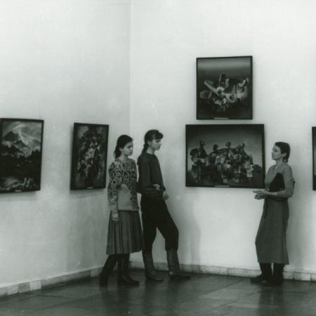 1992 год. Музей ИЗО, выставка Н. Ротко. Фото - Н. Бахарев