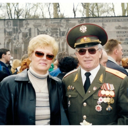 9 мая 2007. А. В. Кузнецов с супругой