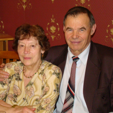 Кадричев Виктор Парфенович с женой Любовью Борисовной