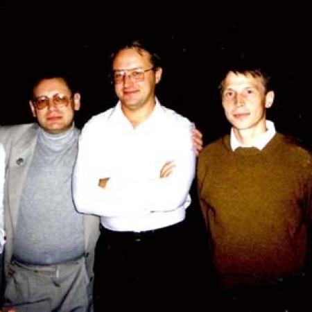 Долматов, Андреев, тренер Пигусов и Асеев.