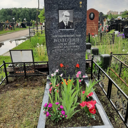 Володин А. А. Памятник на кладбище