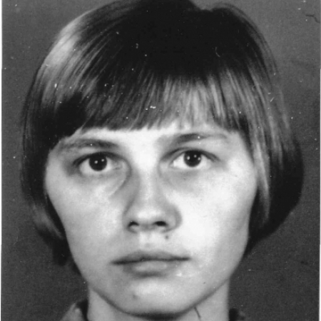Л.Никонова на первом семинаре молодых литераторов в Кемерове в апреле 1972 г.