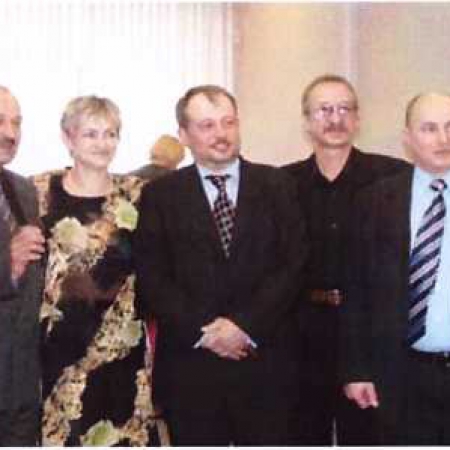 В.С. Лисин во время визита в СибГИУ, 2005