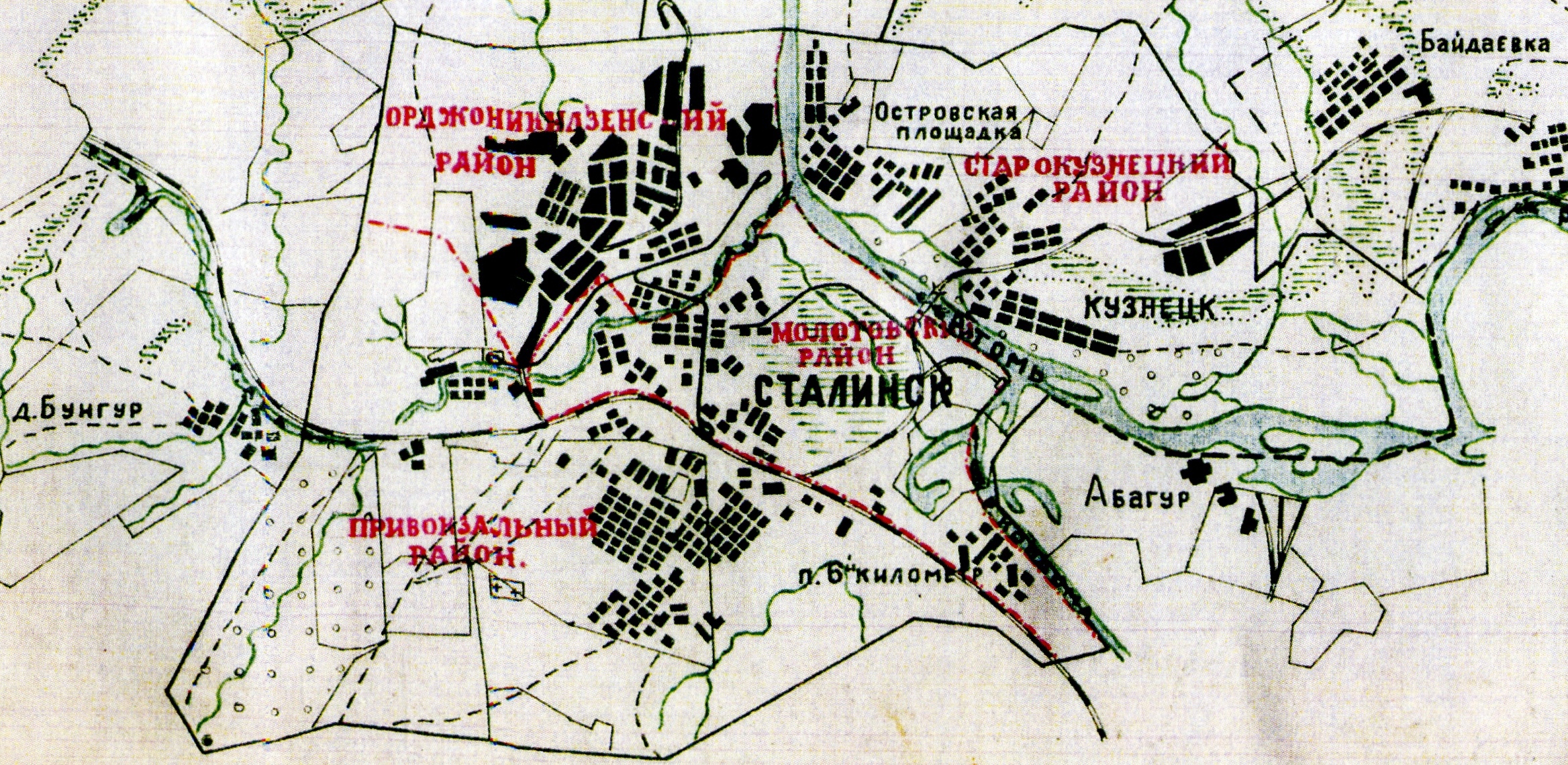 Карта орджоникидзевского района